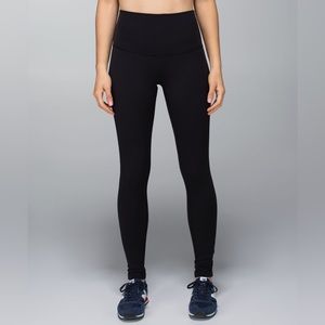 NWT Lululemon Wunder Under Pant *Full-On Luxtreme (Roll Down) BLACK Size 4